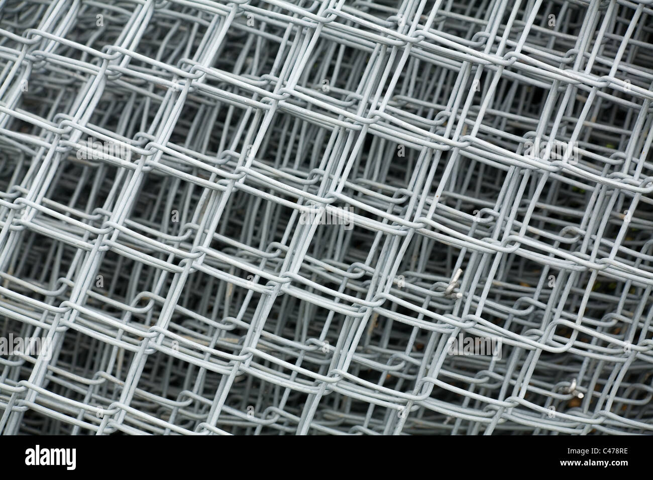 Wire Mesh close up for background Stock Photo