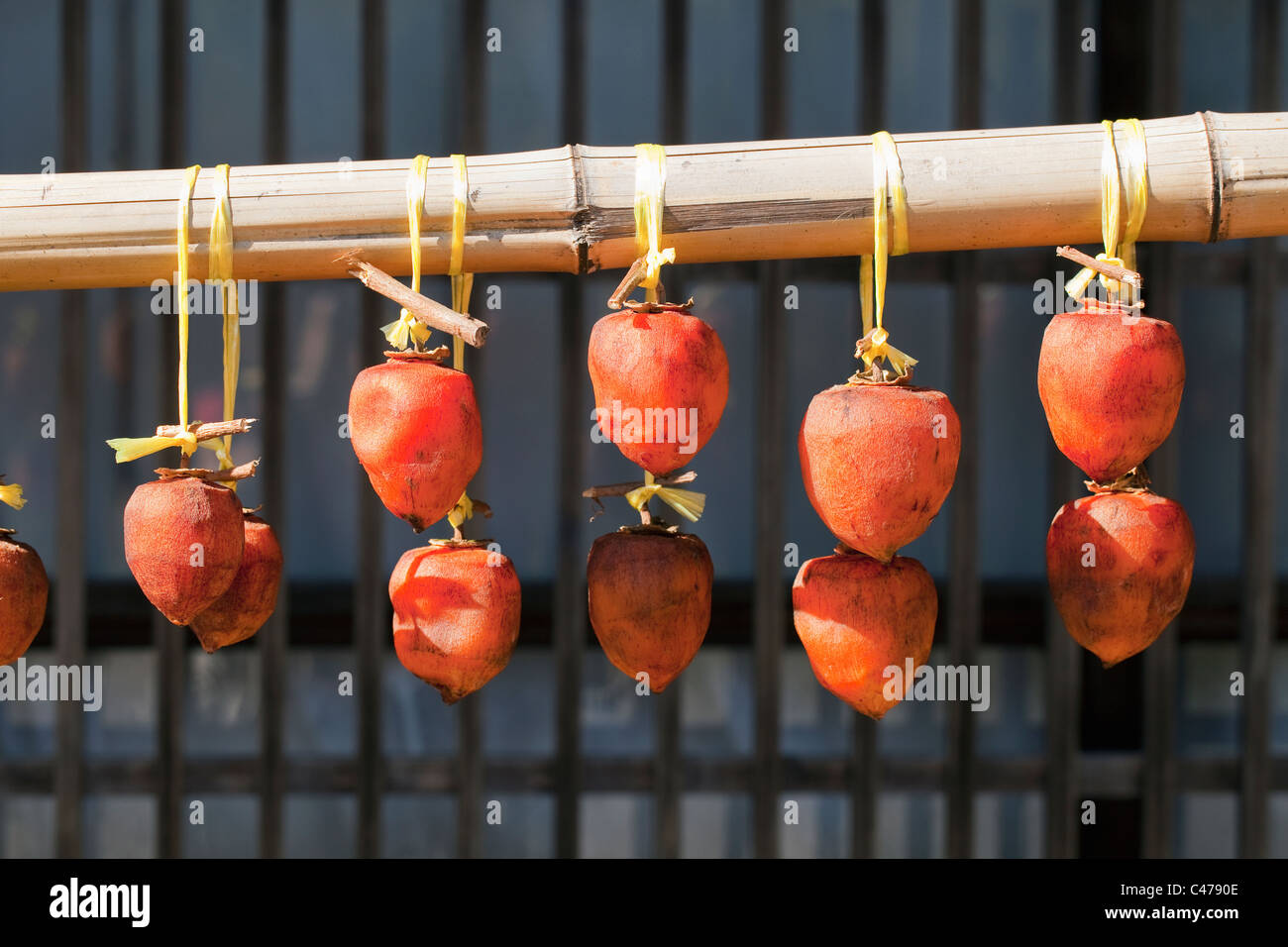 Persimmons drying japan hi-res stock photography and images - Alamy