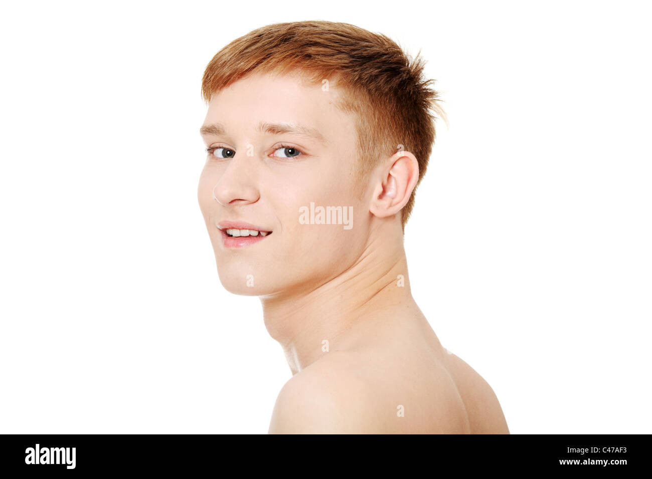 Young summer man portrait Stock Photo