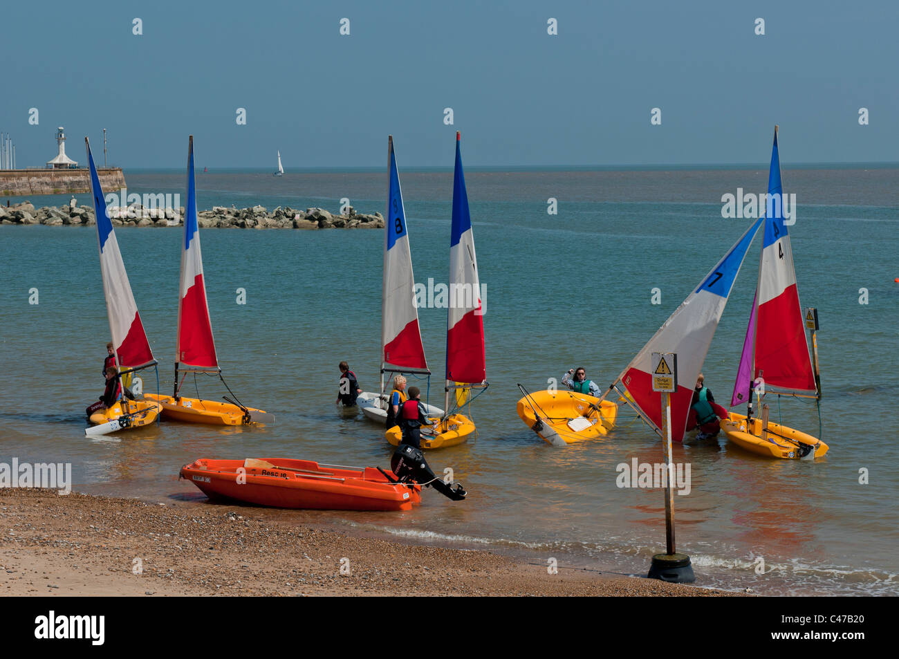 Sailing boats UK boats UK holiday UK tourist attraction Stock Photo Alamy