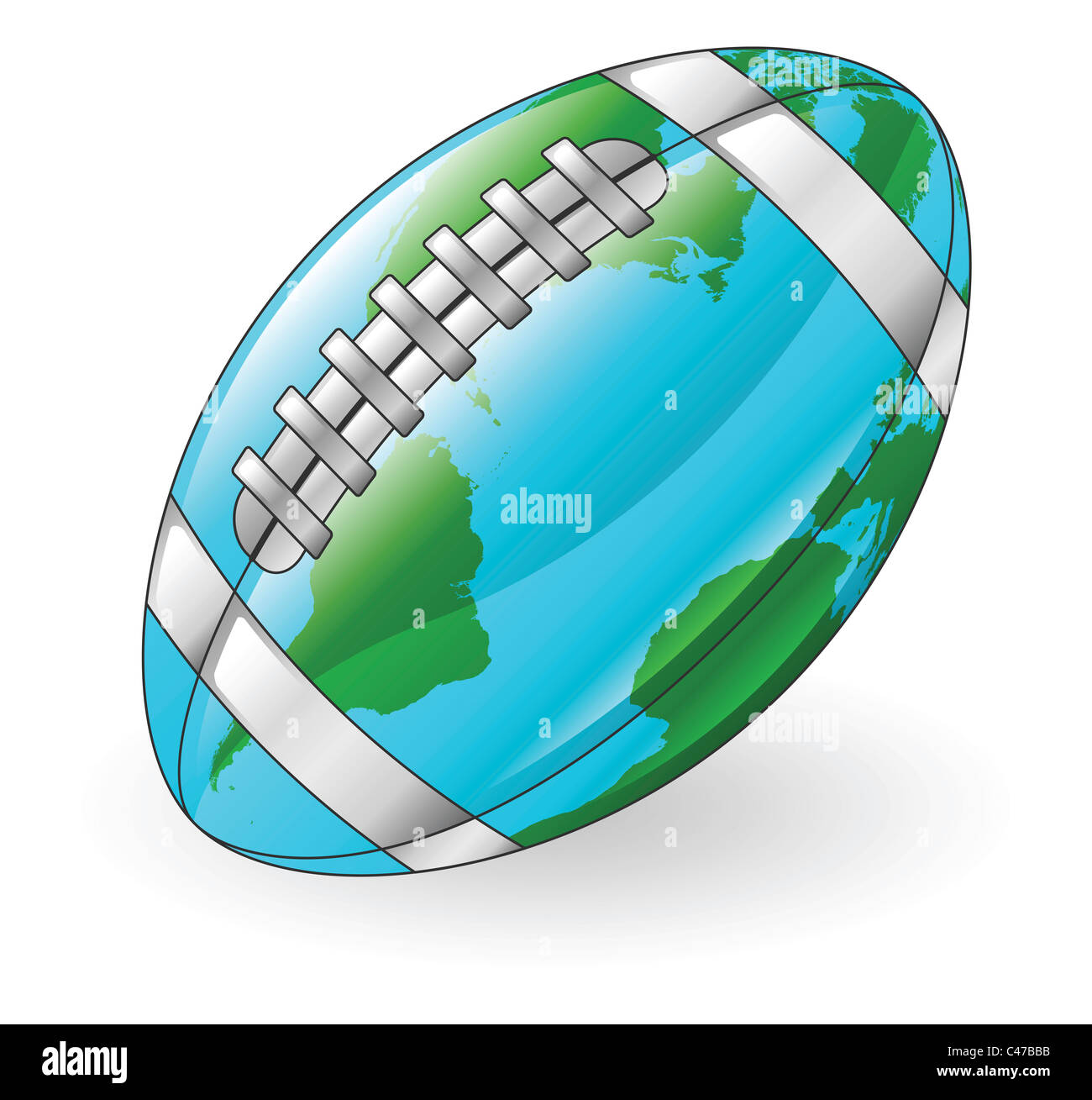 Who watches American football around the world?