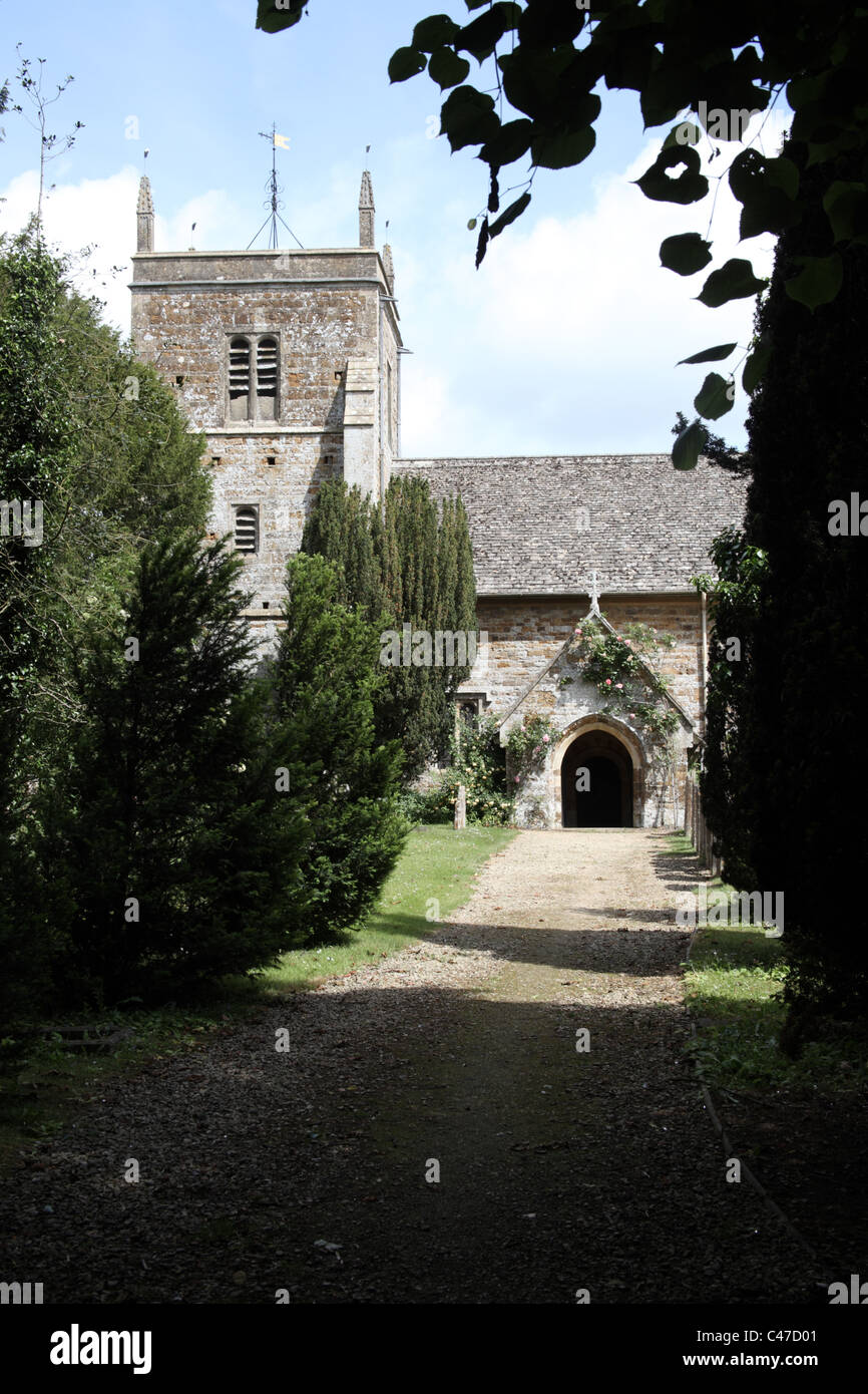 Church of St Mary Magdalene, Duns Tew, Oxfordshire Stock Photo