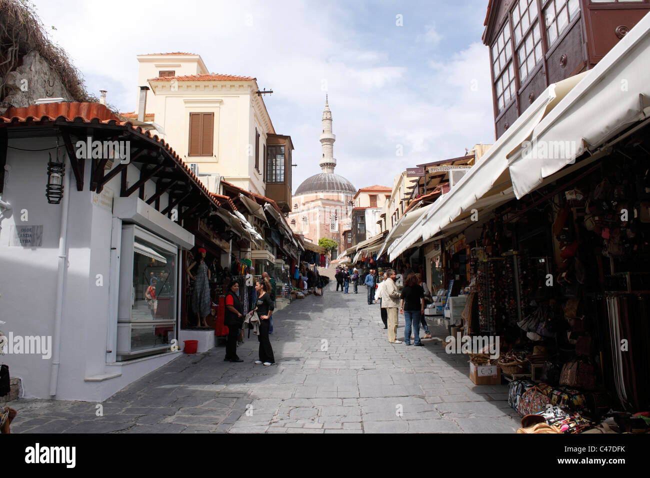 RHODES OLD TOWN CENTRE. RHODES Stock Photo Alamy