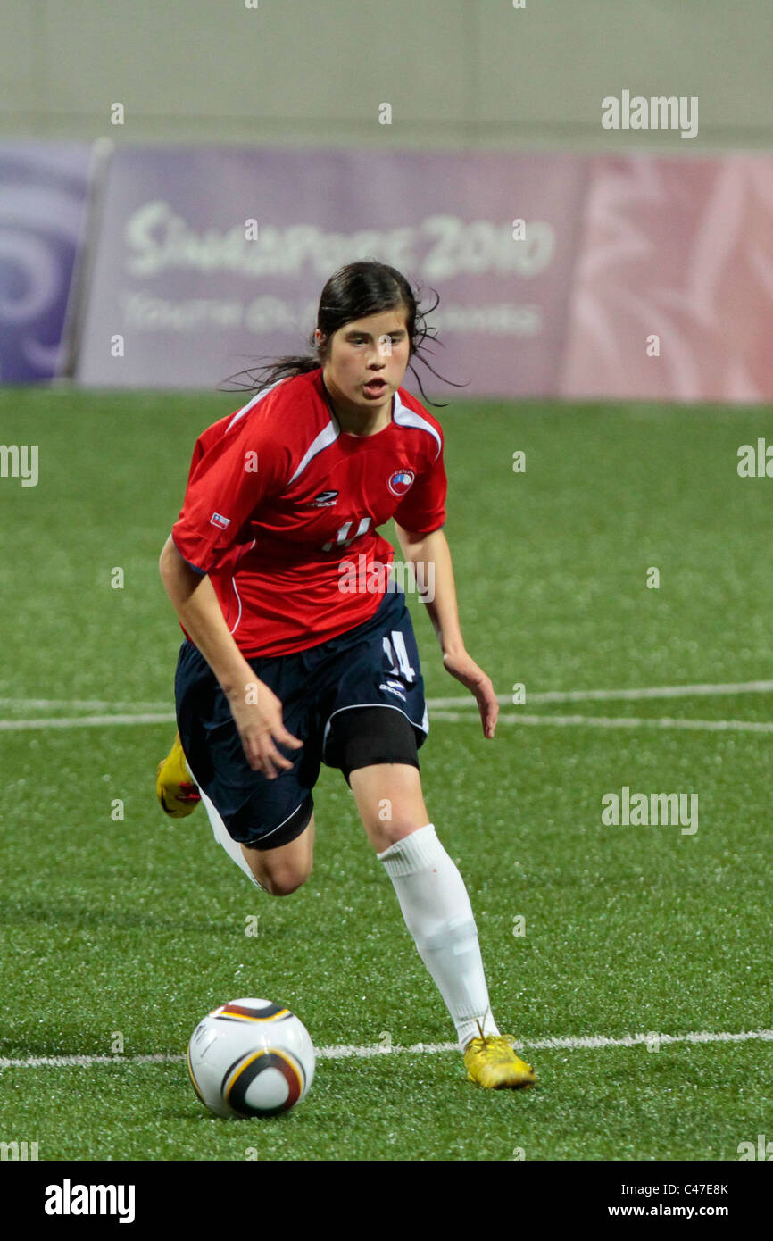 Chile's Romina Orellana in action Stock Photo Alamy