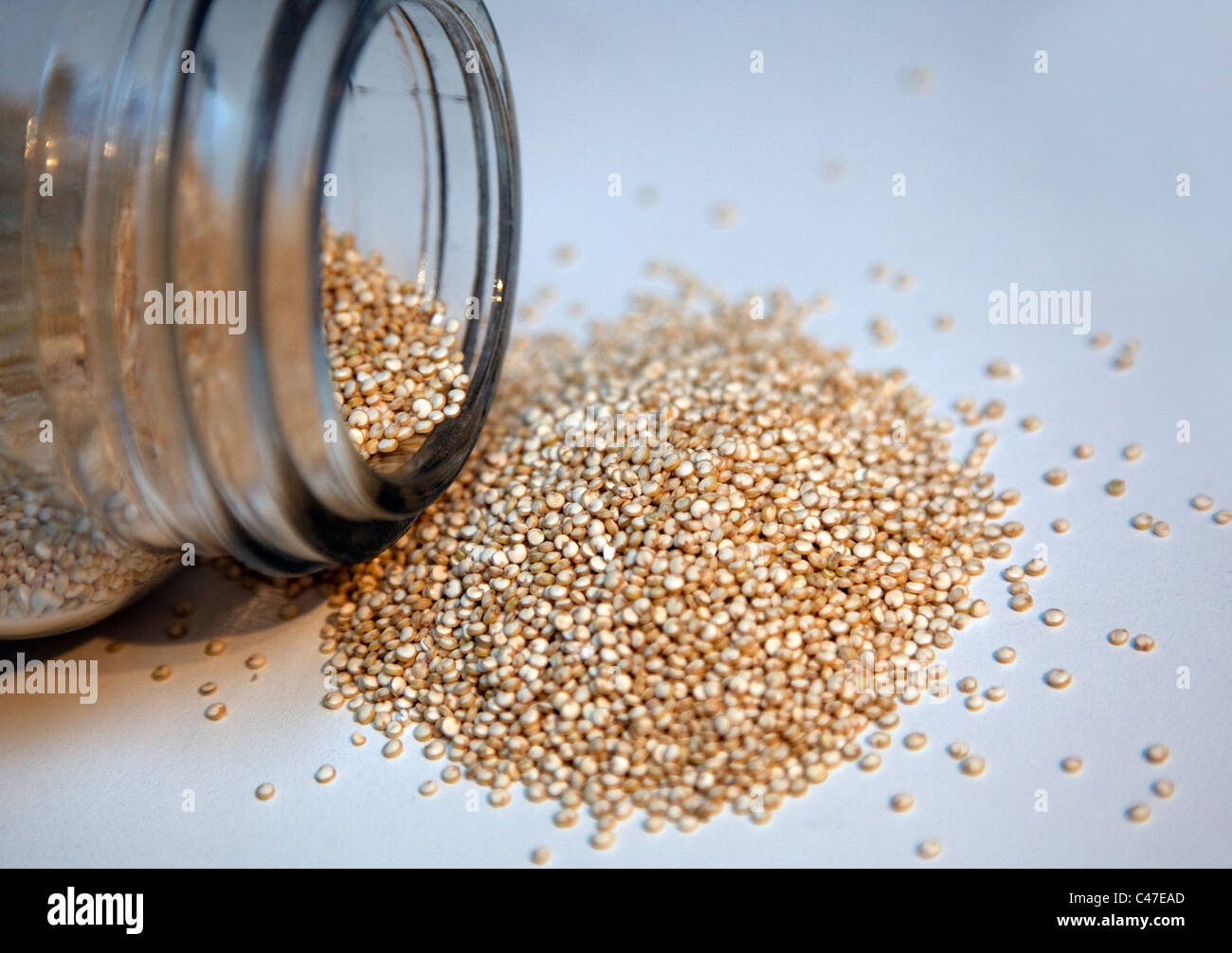 Quinoa is a healthy low GI alternative to rice or pasta, London Stock Photo