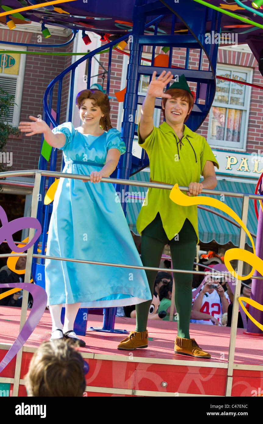 Peter Pan and Wendy Character at Disneyland in Anaheim California Stock  Photo - Alamy