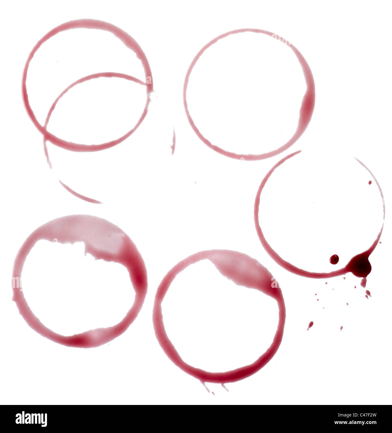 close up of wine stains Stock Photo Alamy