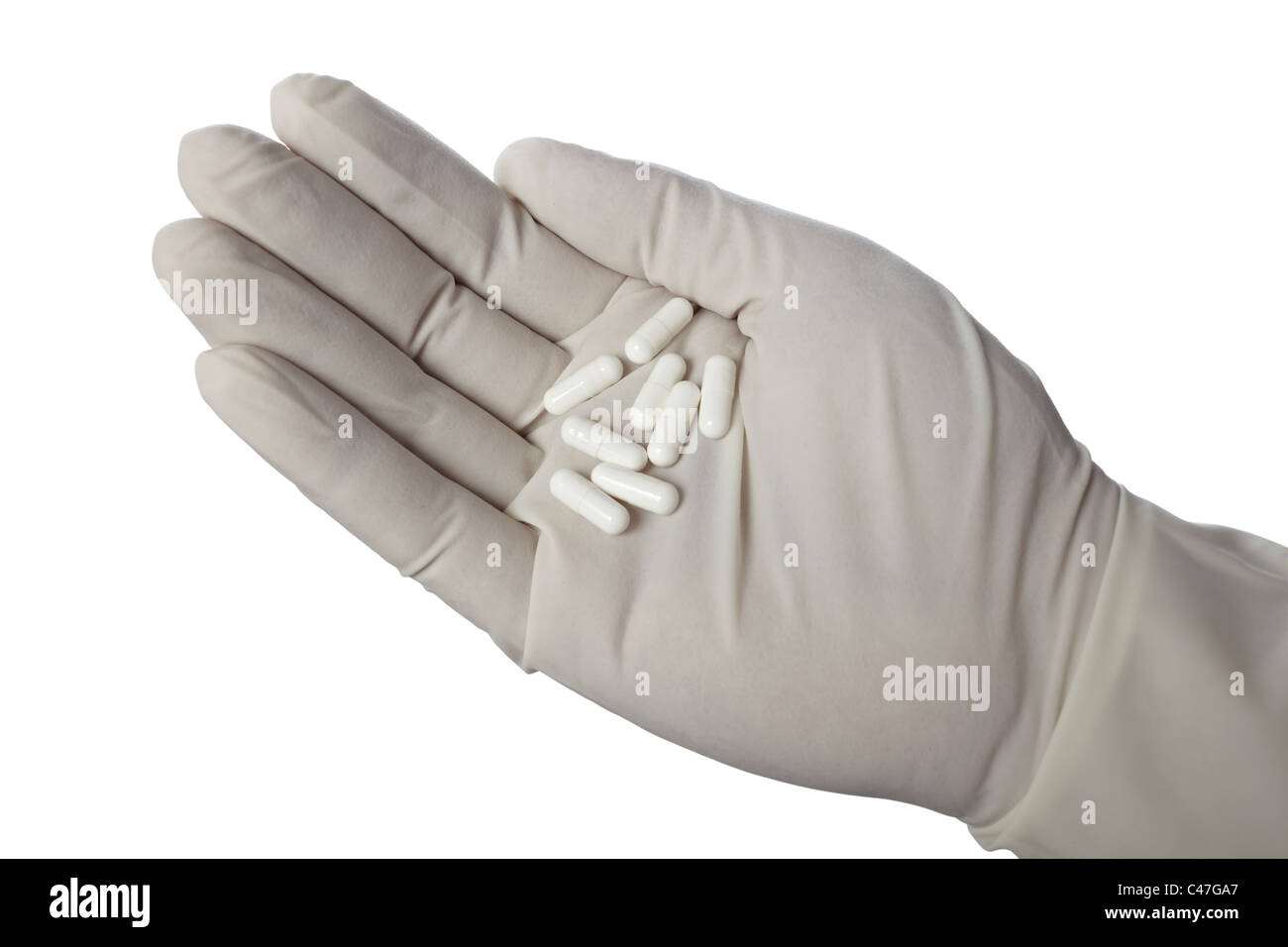 close up of a pill Stock Photo