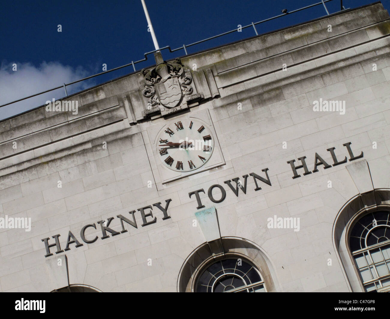 Hackney Town Hall, Hackney, London Stock Photo