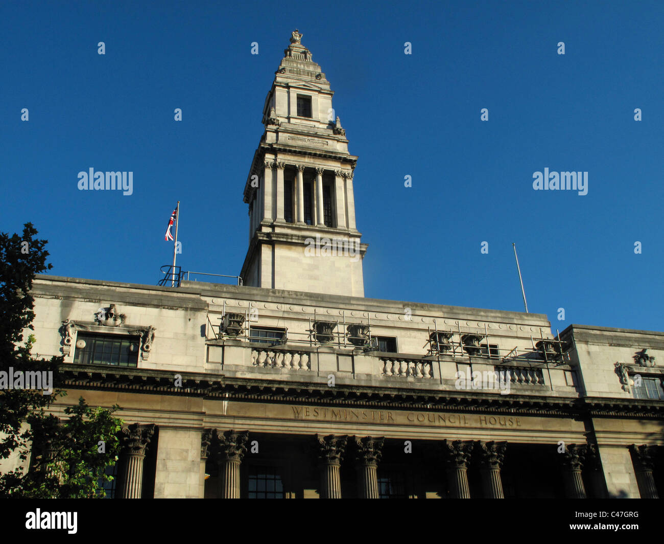 Westminster Council House, Marylebone Road, London, England Stock Photo ...