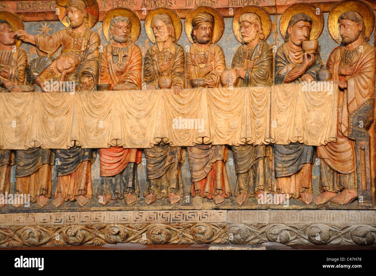 Romanesque Rood Screen A rood screen by Anselmo da Campione in Modena's Romanesque Cathedral ...
