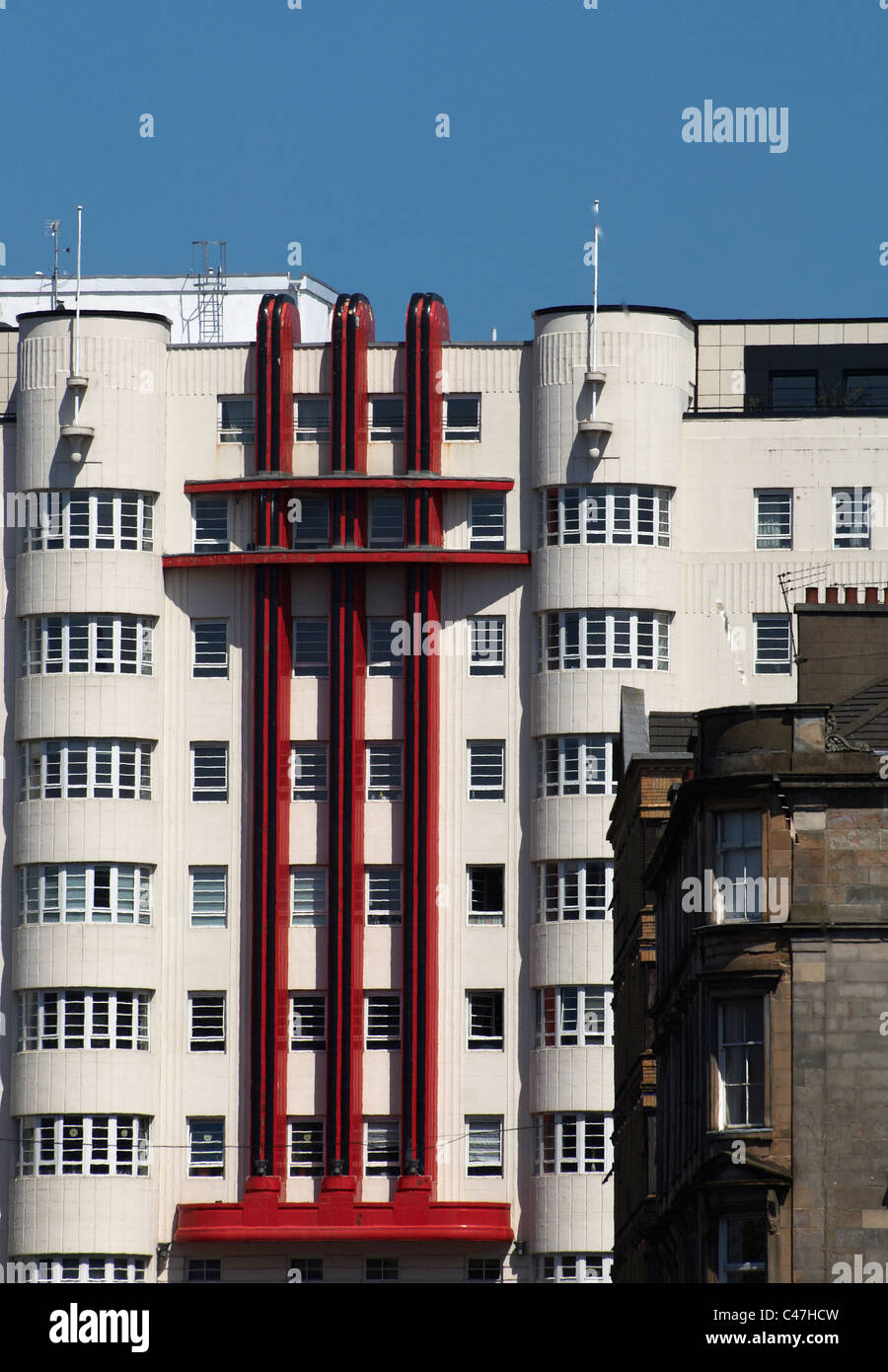 Art Deco Building Glasgow Stock Photo