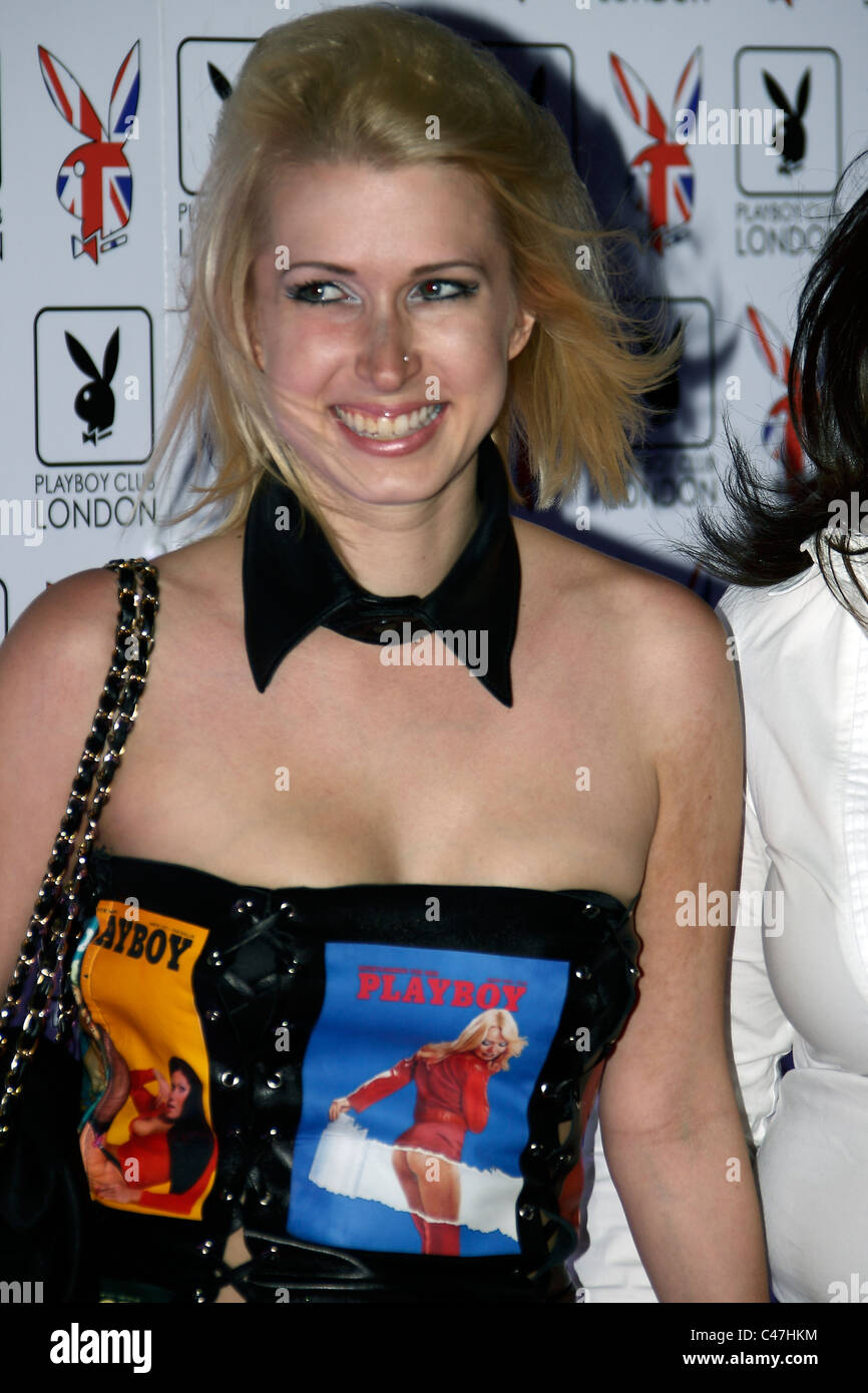 Rosamund Pike on the red carpet at the Playboy Club London Stock Photo