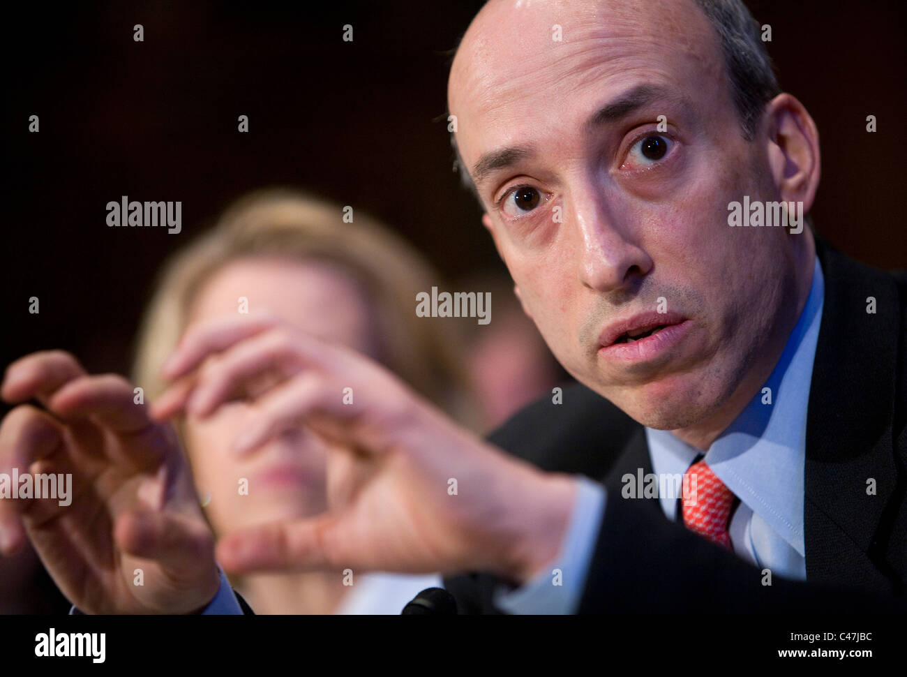 Commodity Futures Trading Commission Chairman Gary Gensler Stock Photo