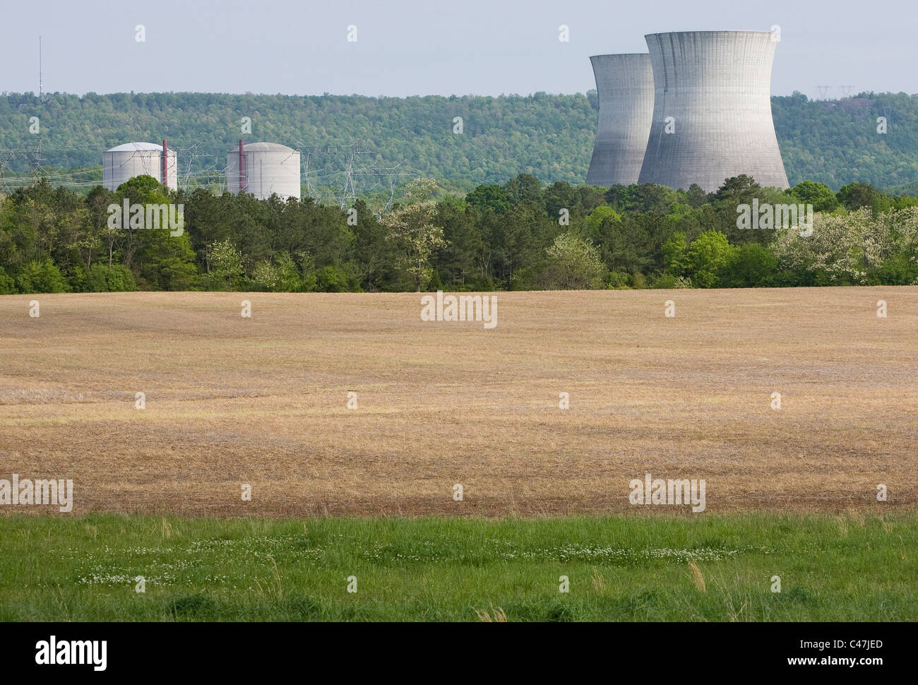 The unfinished Bellefonte Nuclear Power Plant. Stock Photo