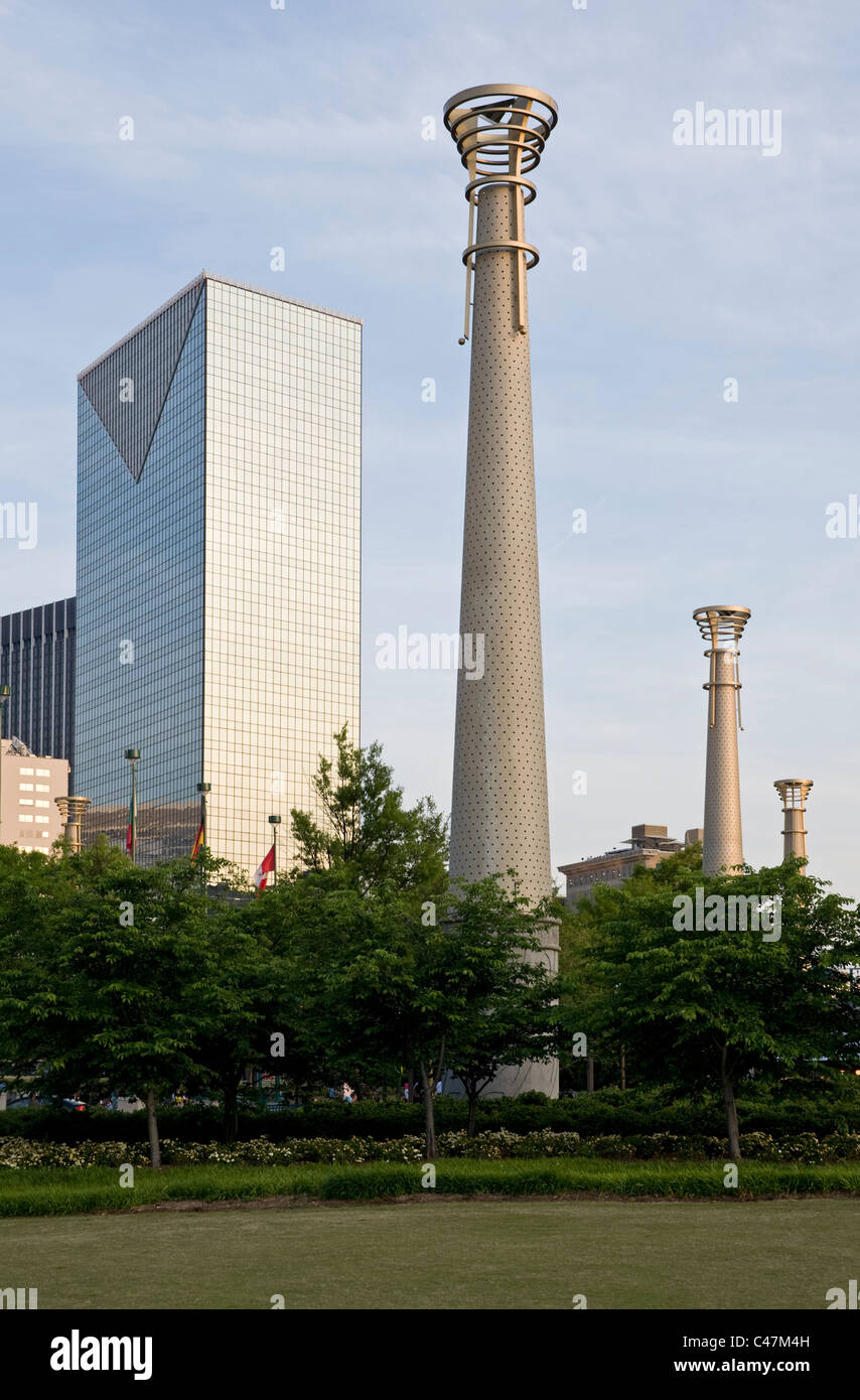 Centennial Olympic Park in downtown Atlanta, Georgia Stock Photo - Alamy