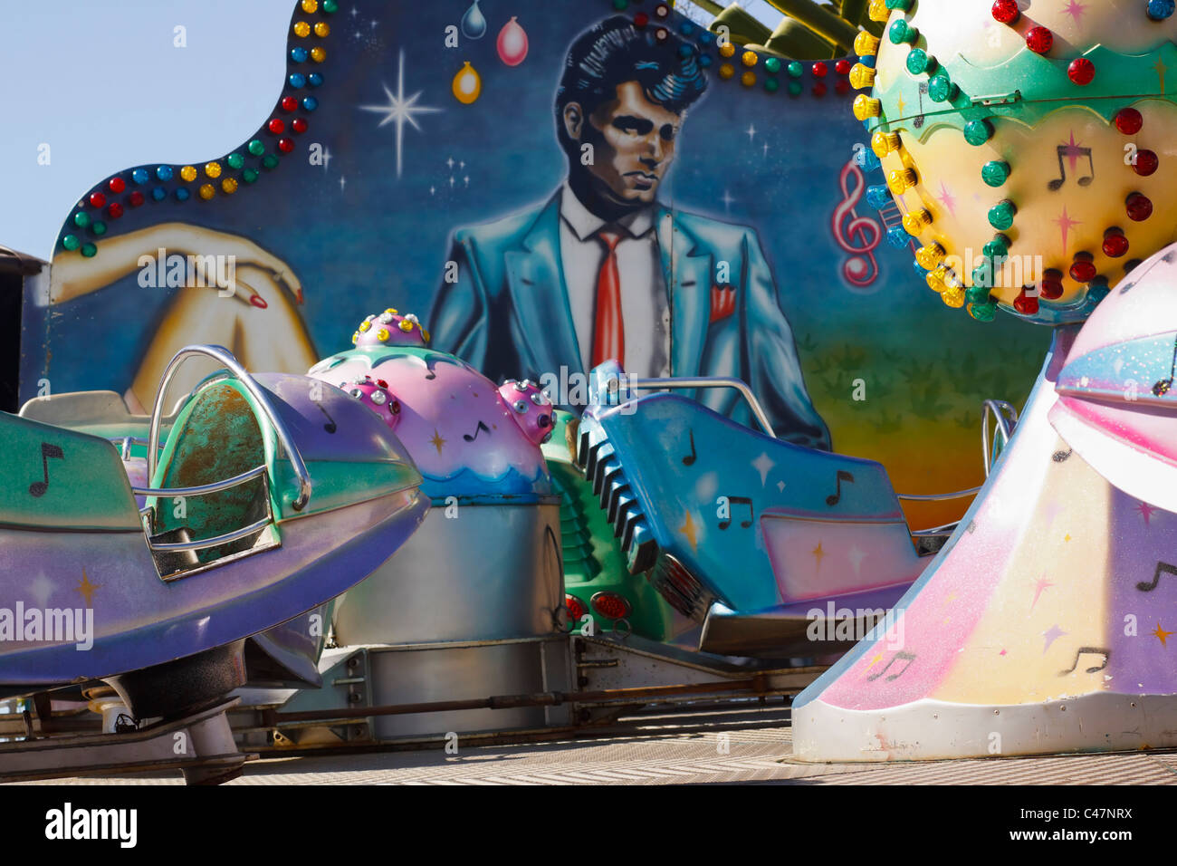 Emperors Palace Funfair Rides Funfair ride at an amusement park Stock Photo - Alamy