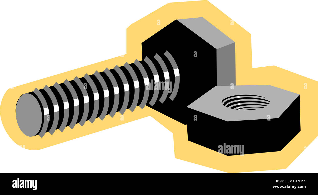 nut and bolt Stock Photo Alamy