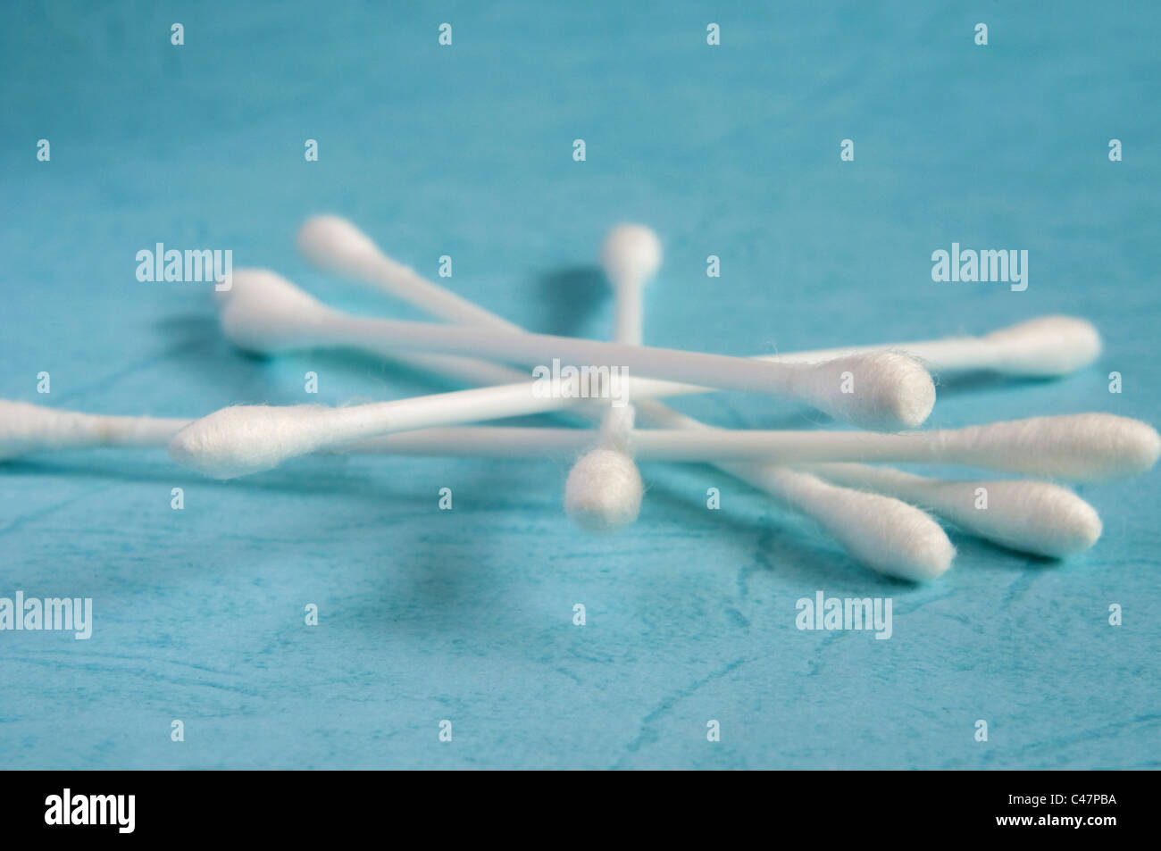 Cotton buds Stock Photo