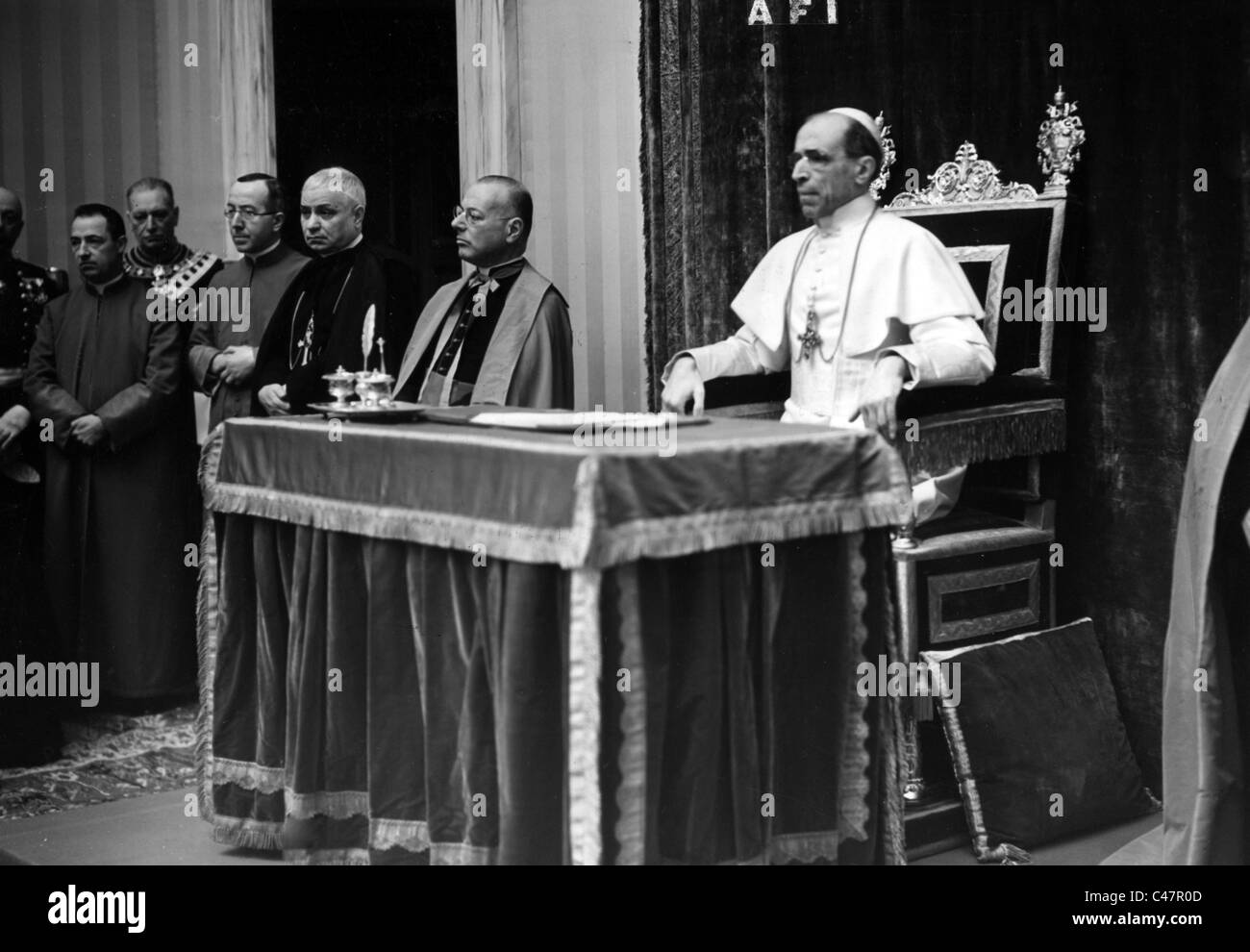 Pope Pius XII Stock Photo