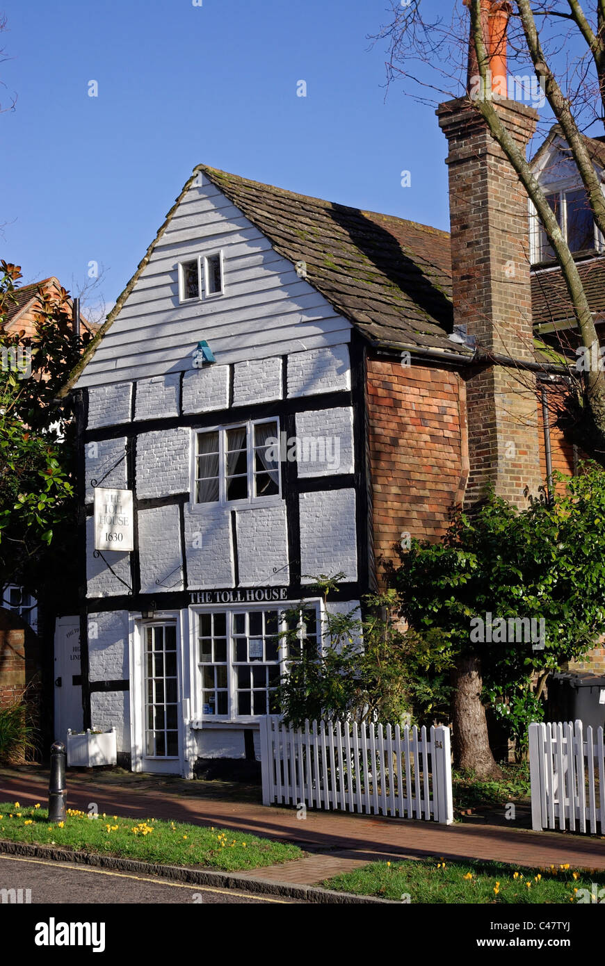 The Old Tollhouse c1630 High Street, Lindfield, West Sussex, England Stock Photo
