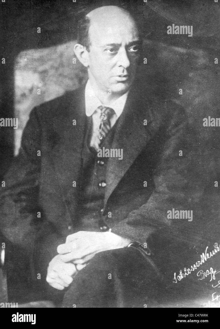 Arnold F.W. Schoenberg Stock Photo