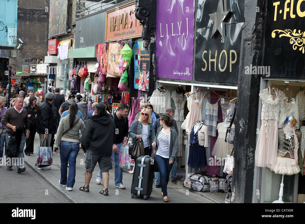 Camden High Street Stock Photo