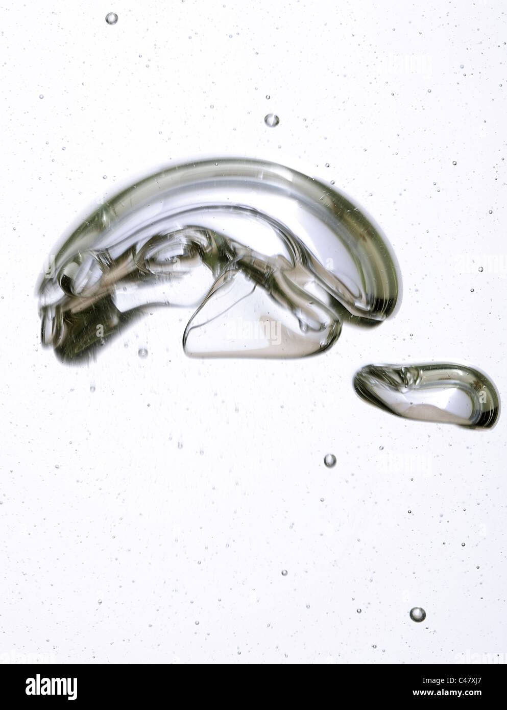 Chrome Bubble Stock Photo Alamy