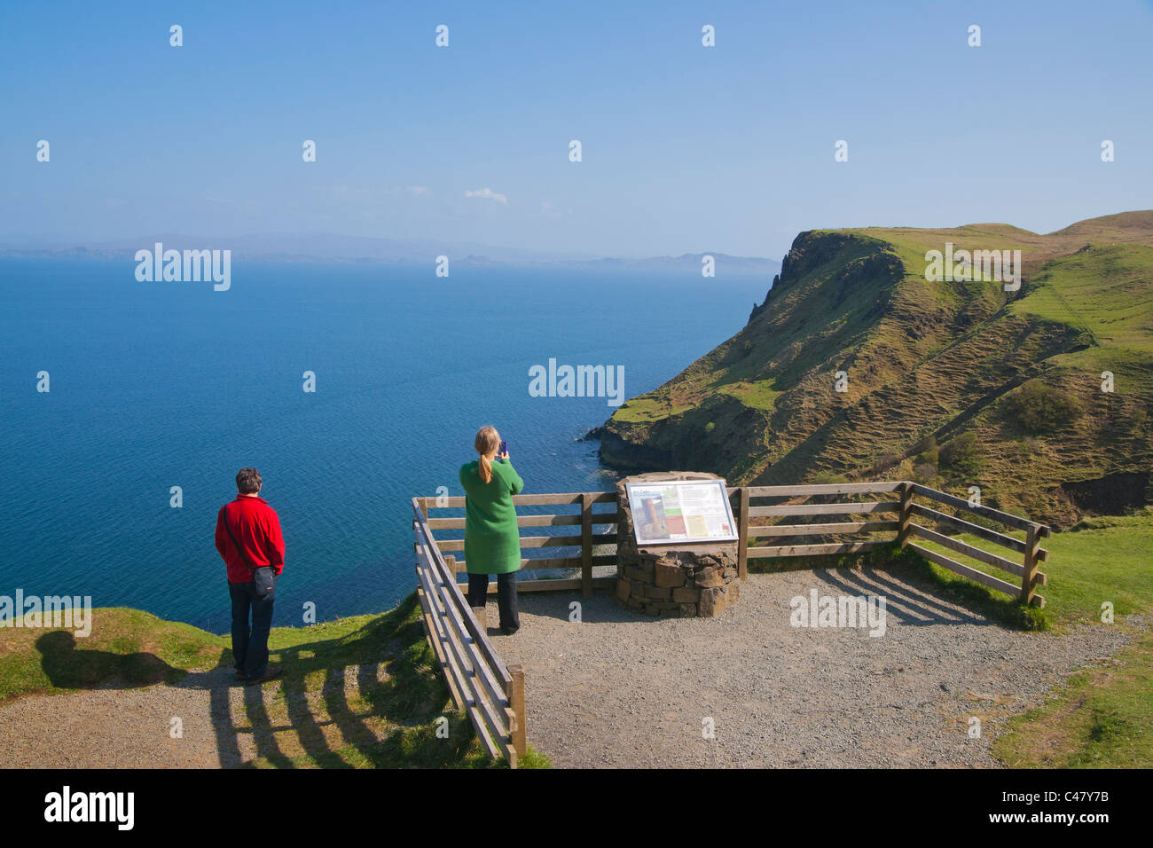 An, Cailc, Diatomite, mining, Trotternish, Skye, Highland region, Scotland Stock Photo