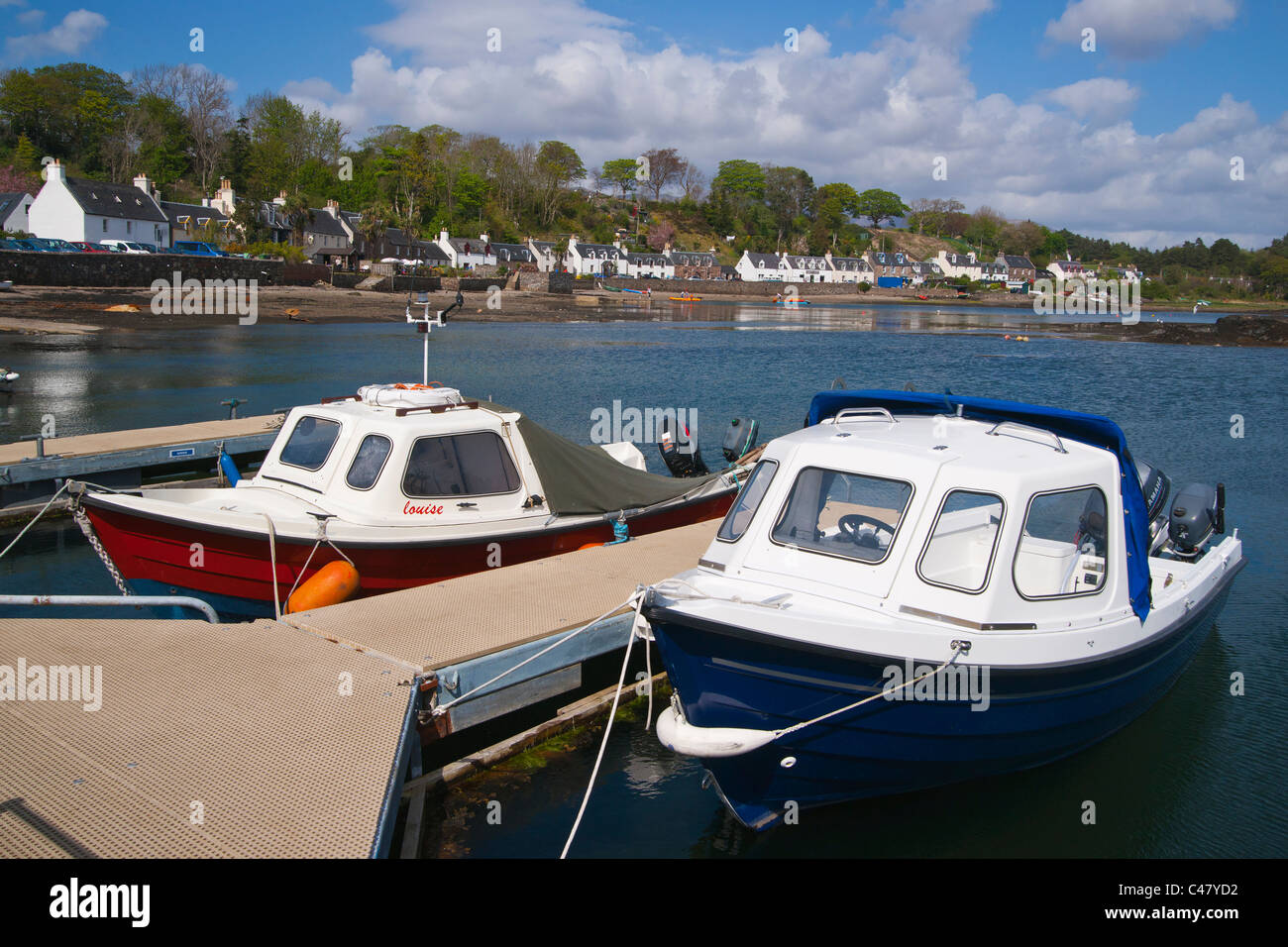 Plockton village, Loch Carron, Kyle of Lochalsh, Highland region