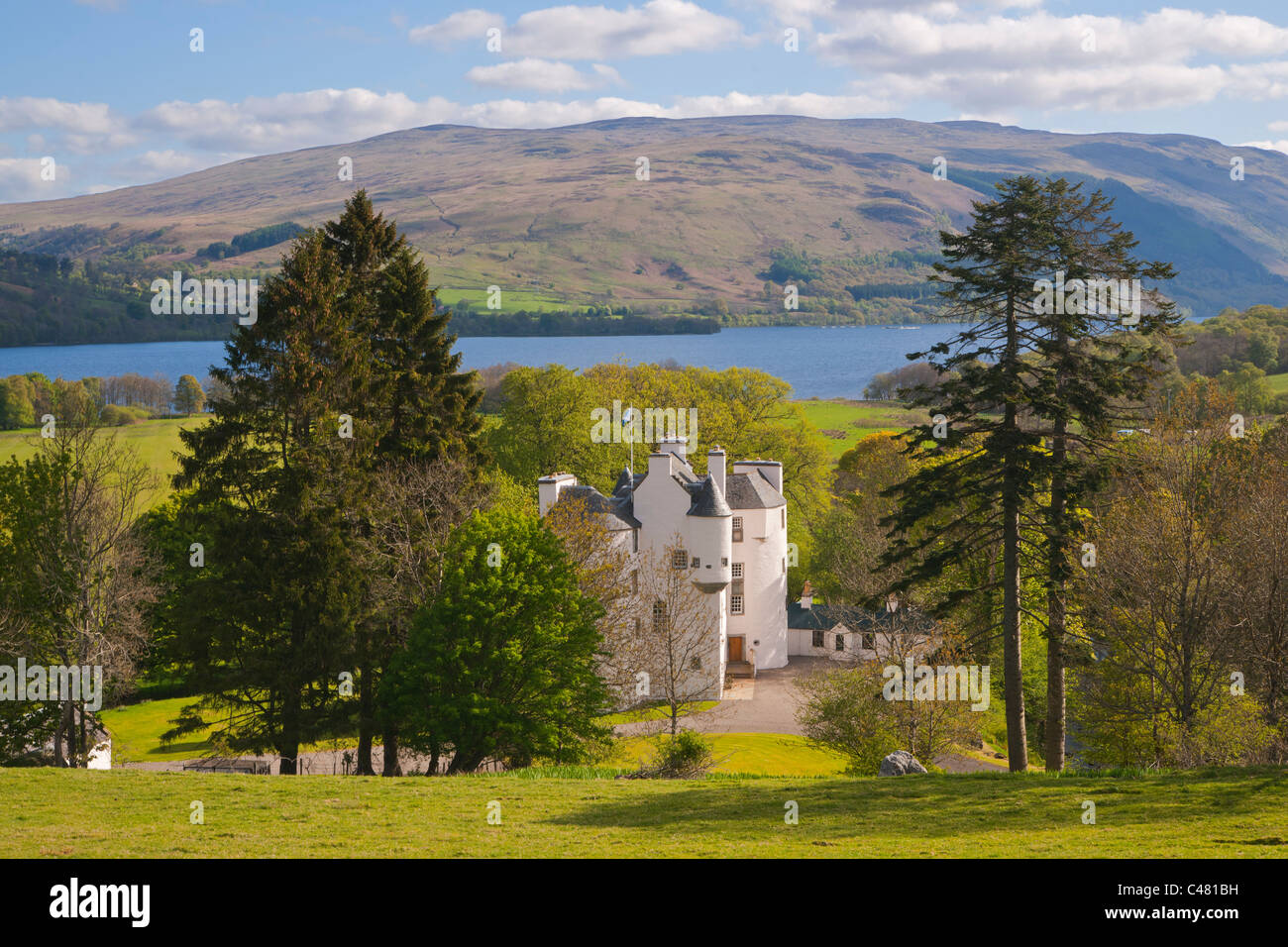 Edinample, Castle, Lochearnhead, Loch Earn, Stirlingshire, Scotland, UK
