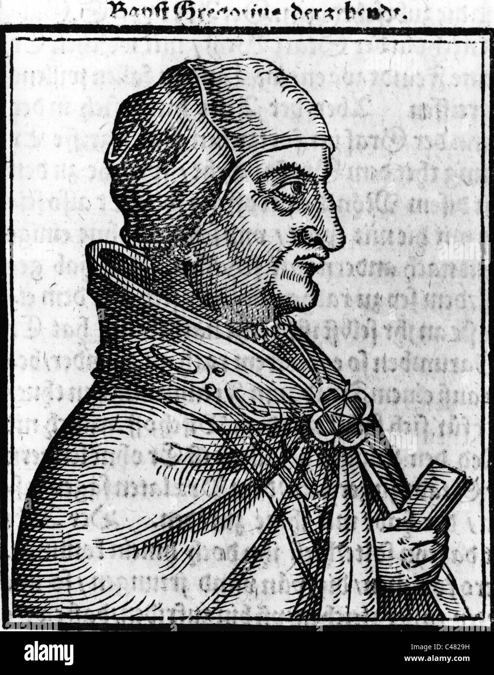 Papst Gregor X., Stock Photo