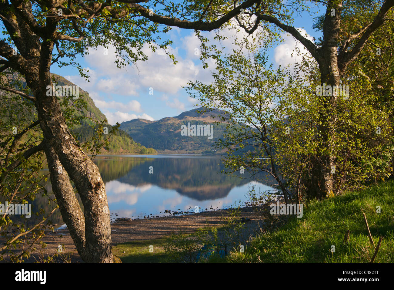 Trossachs, Loch Lubnaig, Stirlingshire, Scotland, UK Stock Photo