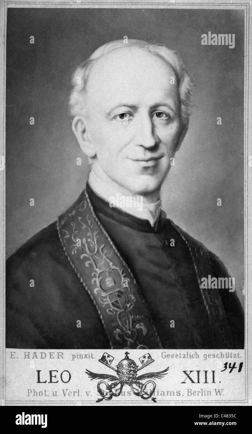 Papst Leo XIII Stock Photo - Alamy