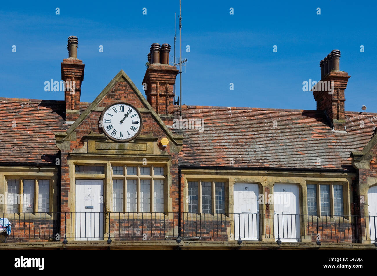 Old Harbour building Scarborough North Yorkshire England UK United Kingdom GB Great Britain Stock Photo