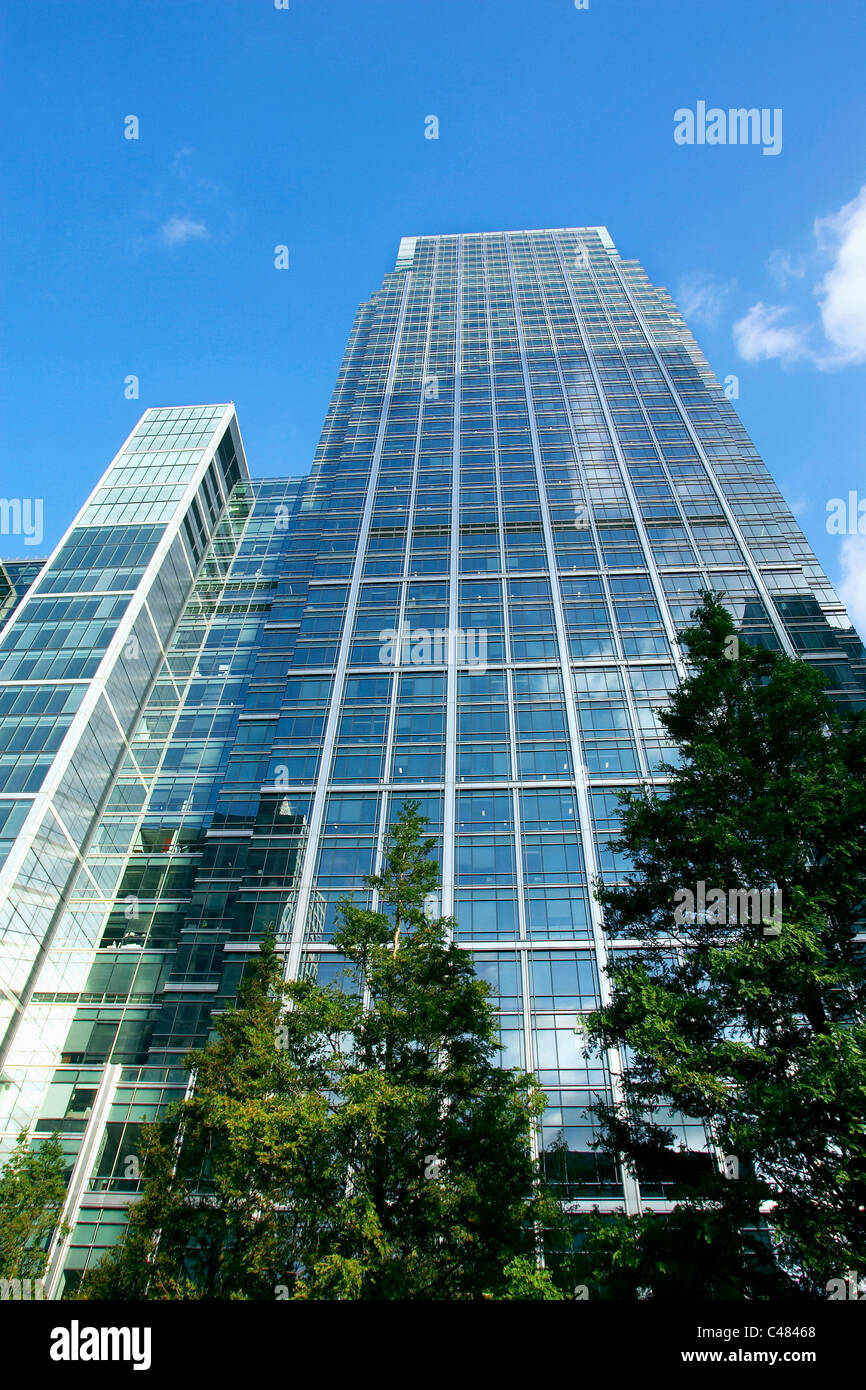 Building architecture Canary Wharf Docklands London UK Stock Photo - Alamy