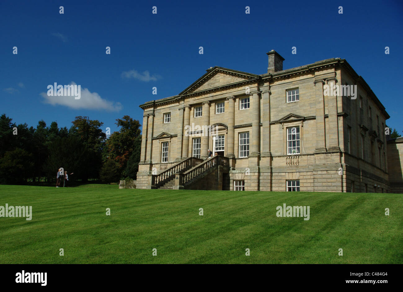 Belford Hall, a stately home in Northumberland, UK Stock Photo Alamy