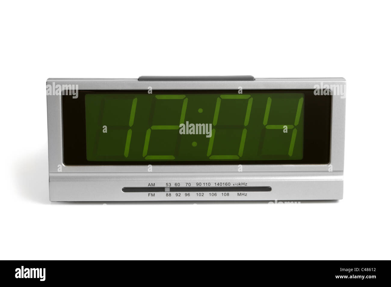 Digital electronic clock from radio Stock Photo Alamy