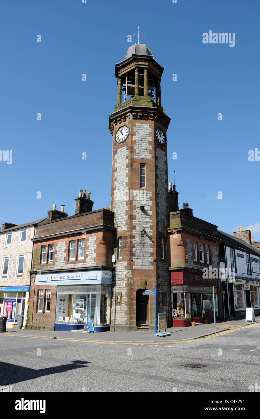 The Clock Tower, Castle Douglas, Dumfries and Galloway, Scotland, UK