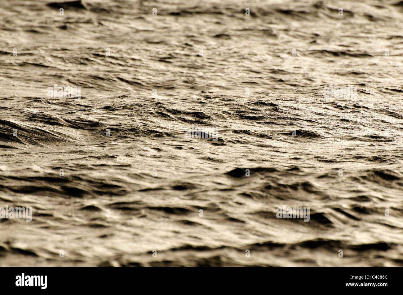Ripples on the sea, Sound of Mull, Scotland Stock Photo