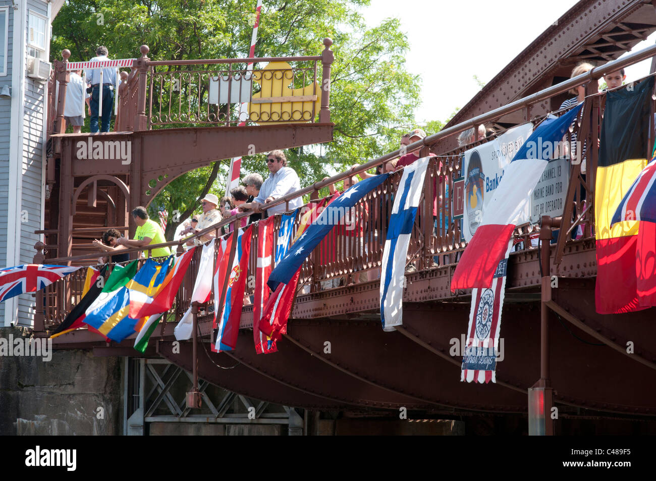 Canal Days in Fairport NY USA Stock Photo Alamy