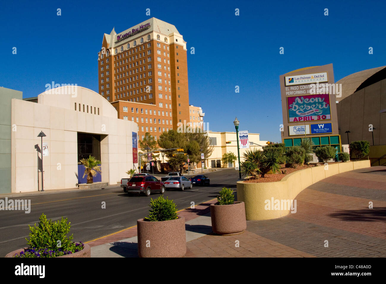 El Paso, Texas, USA, downtown  (editorial only) Stock Photo