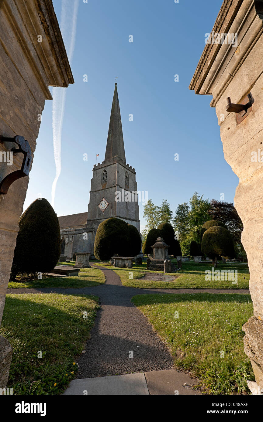 Painswick Church, Stroud, Gloucestershire, England, UK, Great Britain Stock Photo