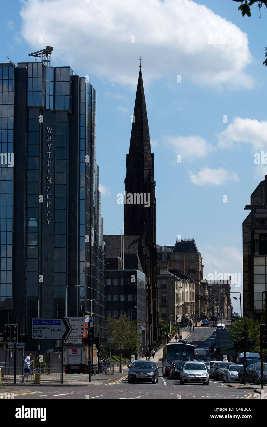 St Vincent Street Glasgow Stock Photo Alamy