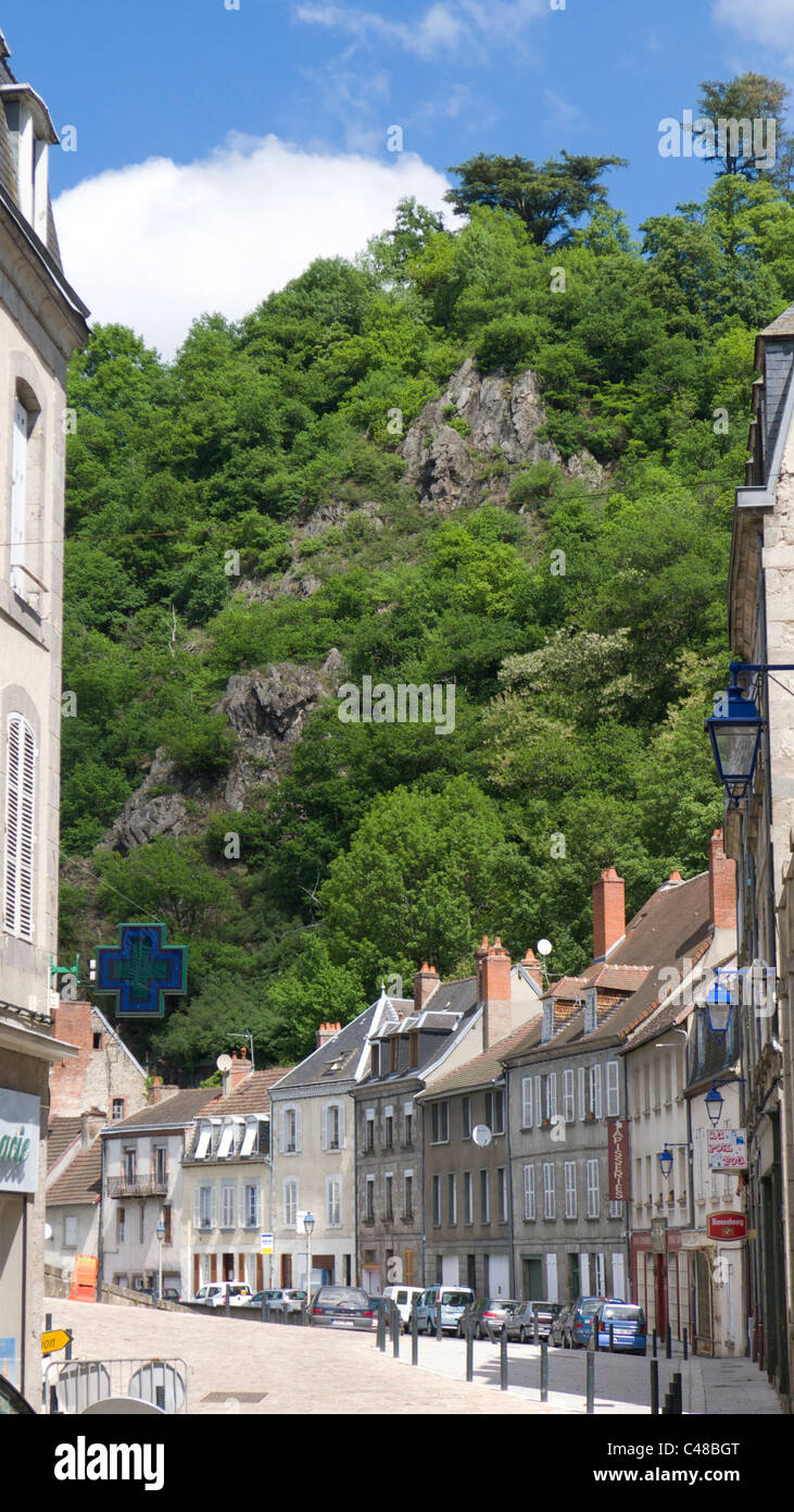 Aubusson, Creuse, Limousin a centre for tapestry making. Stock Photo
