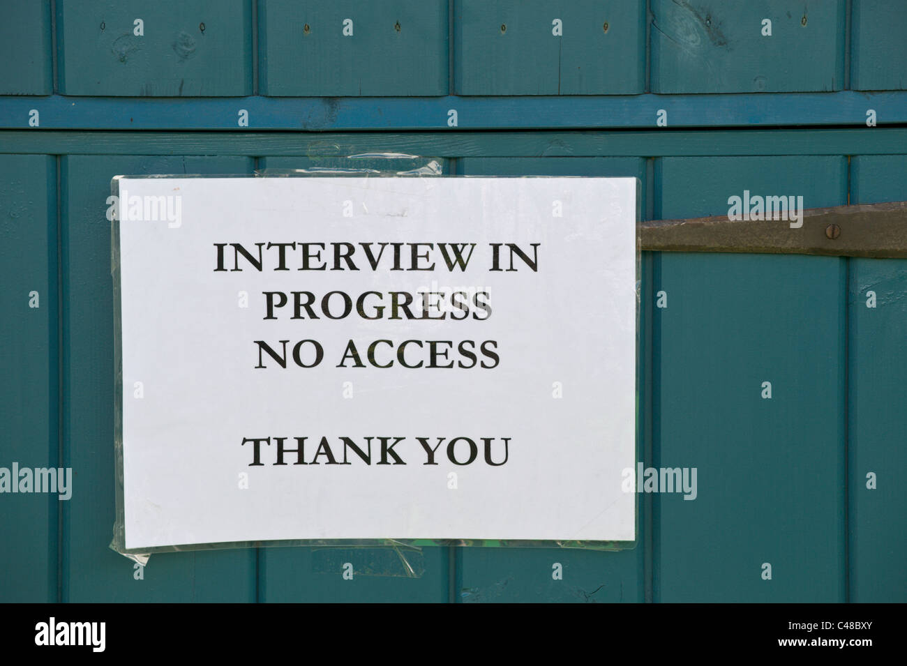 Interview Door Sign Stock Photos & Interview Door Sign Stock Images Alamy