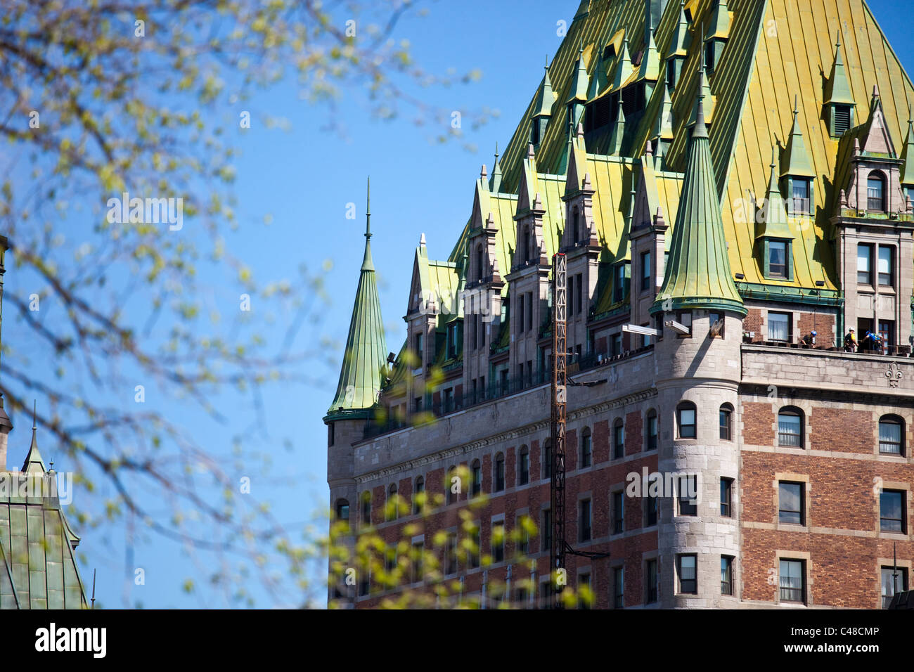 Chateau Frontenac, old town, Quebec City, Canada Stock Photo