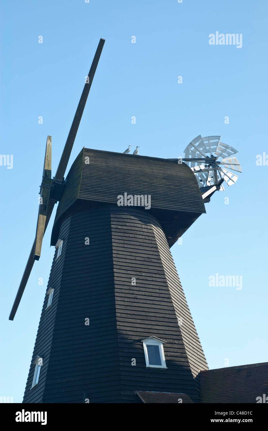 Windmill Whitstable  Kent England Uk Stock Photo