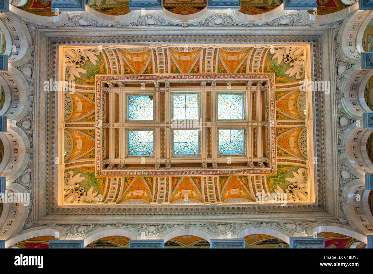 Library of Congress building, Washington DC Stock Photo