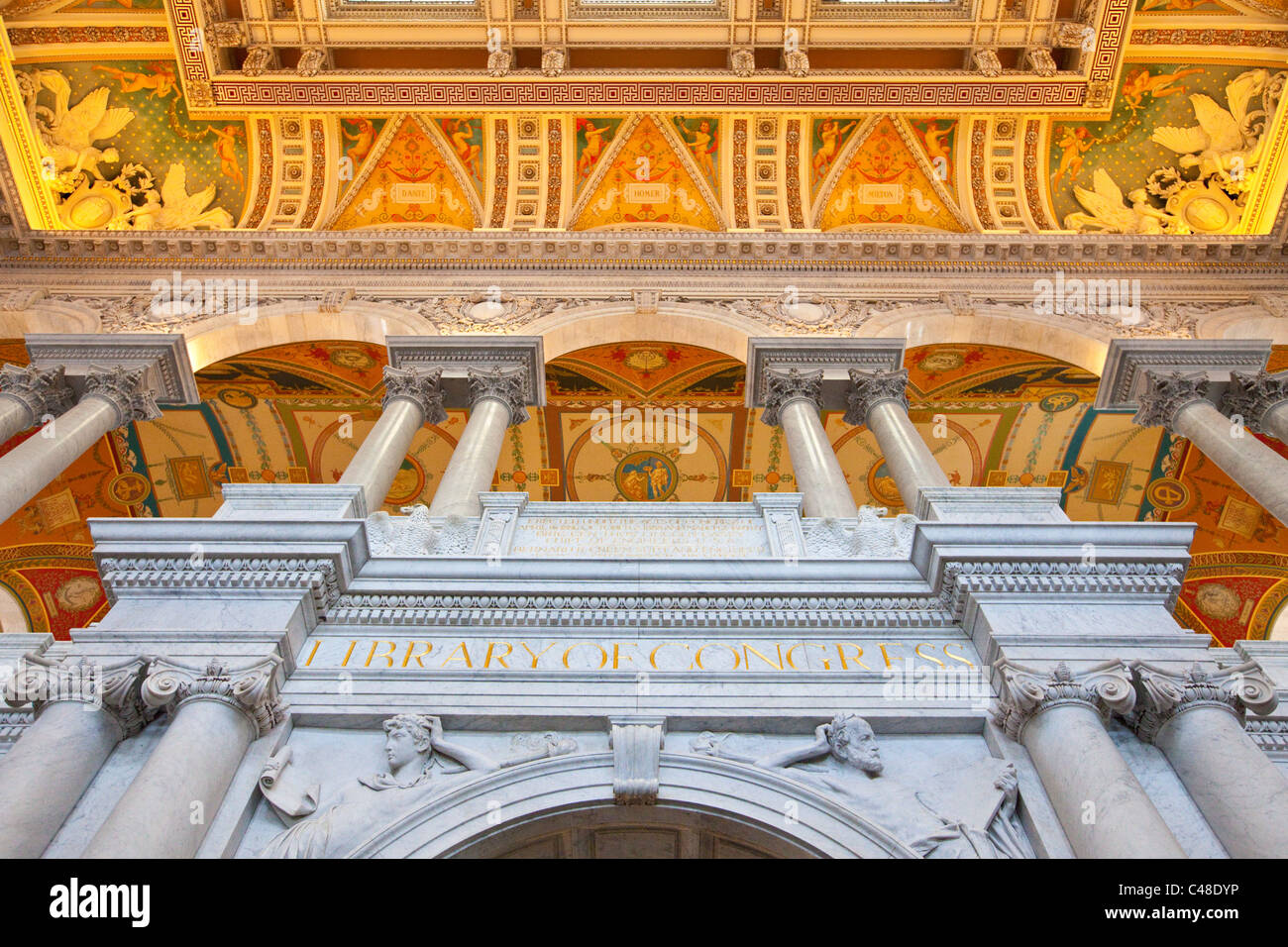 Library of Congress building, Washington DC Stock Photo